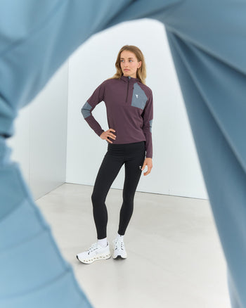 Lookbook Phantom Running Thermal Quarter Zip Women 56