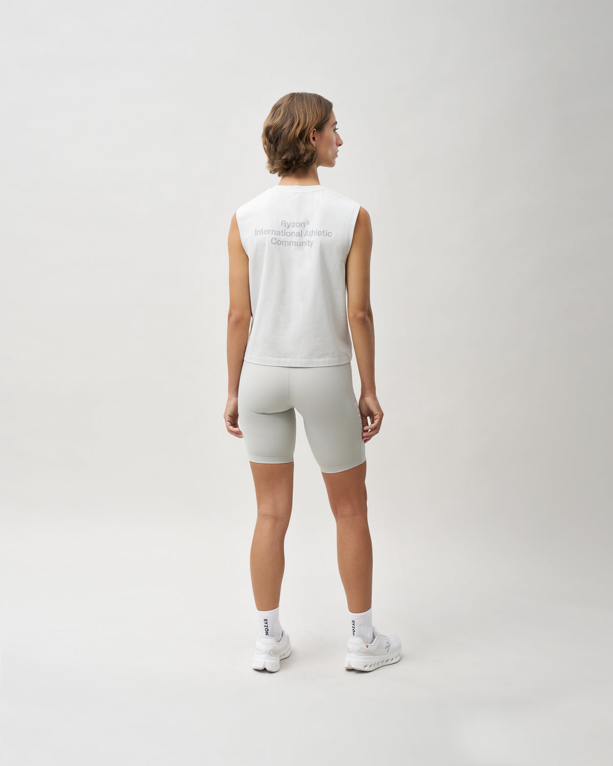 Rhythm Cropped Tank Top Women "Community"