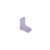 Trace Cycling Socks Impulse Endless Violet / Arctic White