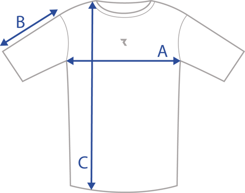 Product dimension chart
