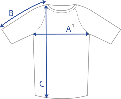 Product dimension chart