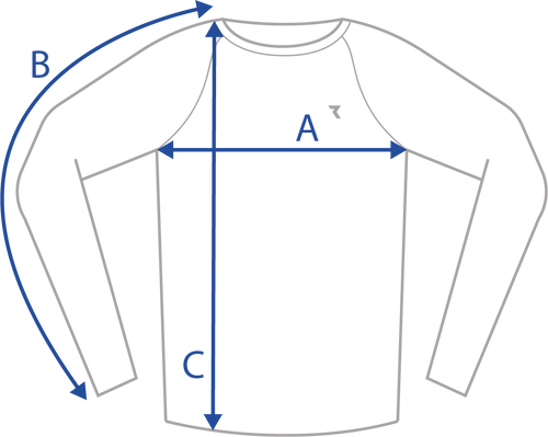 Product dimension chart